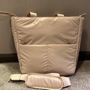 BEIS Expandable Tote in Beige